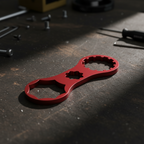 Bike Front Fork Wrench – Ultralight Aluminum Repair Tool for Suntour and RST Suspension Fork Maintenance