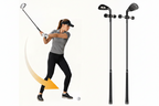 Baseball Swing Training Aid – Batting Practice Corrector with Sound Feedback for Better Posture, Power, Timing and Hitting Accuracy