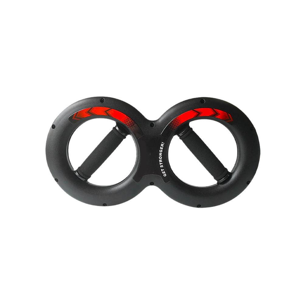 Figure-Eight Forearm and Wrist Twist Trainer - Two-Handed Grip Strength Exerciser with Five Fixed Resistance Grades