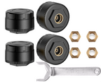 Bluetooth Motorcycle TPMS – Real Time Tire Pressure and Temperature Monitoring System with IP67 Waterproof Protection and App Alerts