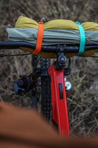 Silicone Bike Luggage Straps – Adjustable Multi Purpose Securing Bands for Bicycles, Cables, Camping Gear and Everyday Organization