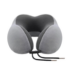 U-Shaped Memory Foam Neck Pillow – Soft Ergonomic Travel Pillow with Cervical Support for Airplanes, Sleeping, Relaxation and Neck Comfort