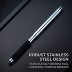 Stainless Steel Baseball Bat – 50cm Heavy-Duty Non-Slip Training Bat for Baseball Practice, Batting Drills, Outdoor Sports and Recreational Play