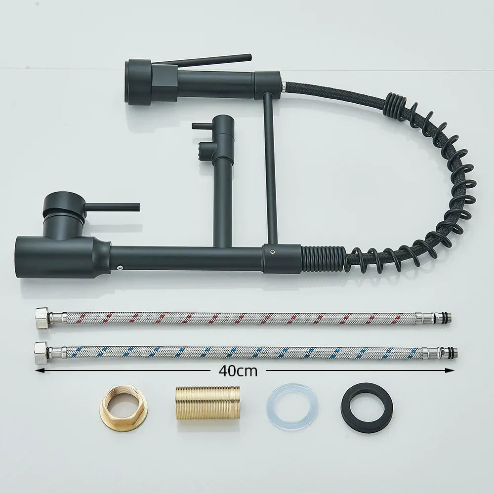 HydroFlex – Modern Kitchen Faucet with Double Spout