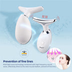 EMS Neck Face Beauty Device LED - Microcurrent Massager