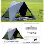 Automatic Pop-Up Beach Tent – Ultralight Portable Sun Shelter with Instant Setup for Camping, Beach Trips, Picnics and Family Outdoor Adventures