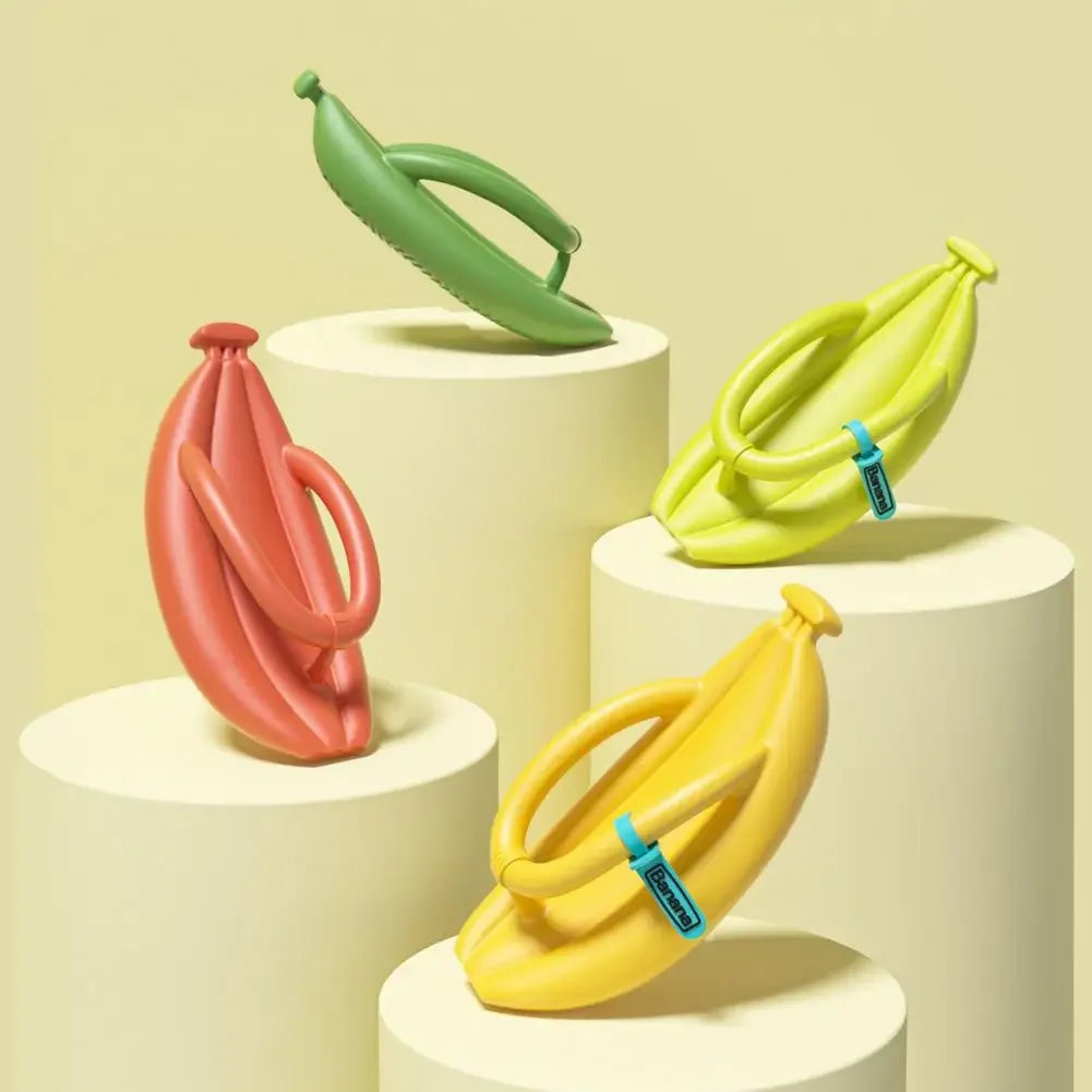 Second Banana Funny Plush House Slippers
