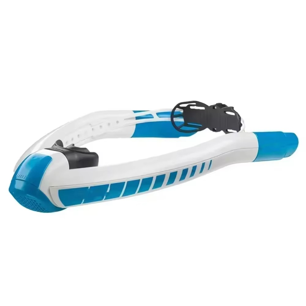 Adult Dry Snorkel – Splash Guard Snorkel with Top Dry Valve for Easy Breathing, Leak Protection, Freediving and Recreational Snorkeling