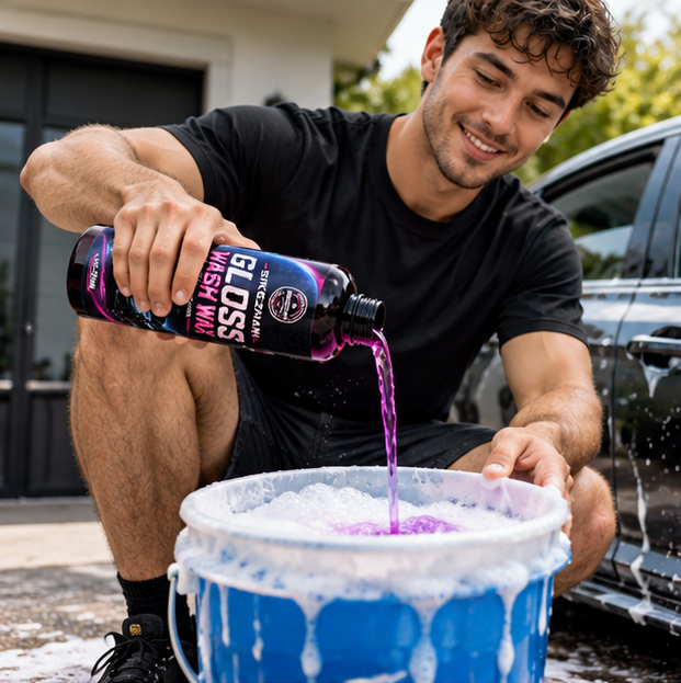 Extreme Foaming Car Wash Soap – 100ml Pink Bodywash & Wax Formula for Foam Cannons, Foam Guns and Bucket Washing