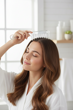 Scalp Liquid Applicator Comb – Mini Portable Anti-Static Hair Care Tool for Precise Serum, Oil and Nourishing Treatment Application at Home