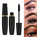 Waterproof Fiber Mascara - 4D Thickening Lengthening Curling Lash Makeup for Long Lasting Volume and Definition