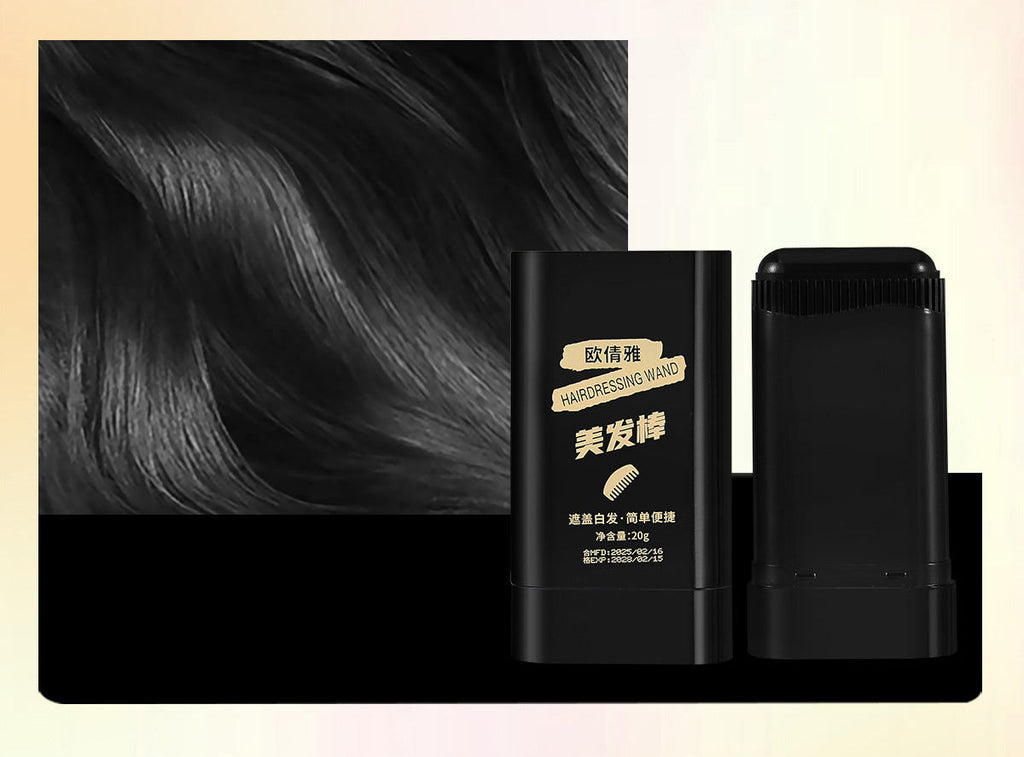 Temporary Gray Touch-Up Color Stick with Comb, Hair & Beard, Washes Out, 0.7 oz (20 g)