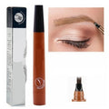 Waterproof Eyebrow Pencil – 4 Tip Microblade Brow Pen for Natural Long-Lasting Makeup, Smudge-Proof Cosmetic Tool