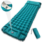 Thick Inflatable Camping Mattress – 10CM Winter-Insulated Sleeping Pad for Family Trips, Outdoor Adventures, Cozy Rest and Christmas Gift Giving