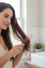 Scalp Liquid Applicator Comb – Mini Portable Anti-Static Hair Care Tool for Precise Serum, Oil and Nourishing Treatment Application at Home