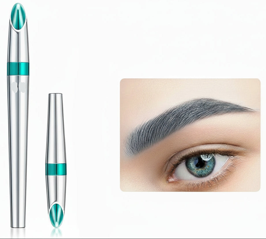 Waterproof Eyebrow Pen - Ultra Fine Microblading Brow Pencil with Long Lasting Smudge Proof Formula, Natural Makeup Essential for Daily Beauty