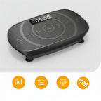 Vibration Plate Fitness Machine - Full Body Workout Power Vibrate Platform for Weight Loss, Muscle Toning and Home Gym Exercise Equipment