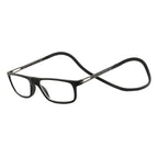 Magnet Hanging Neck Reading Glasses – Anti-Blue Light Ultra-Light Portable Square Presbyopic Spectacles for Men and Women Everyday Use