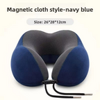 U-Shaped Memory Foam Neck Pillow – Soft Ergonomic Travel Pillow with Cervical Support for Airplanes, Sleeping, Relaxation and Neck Comfort