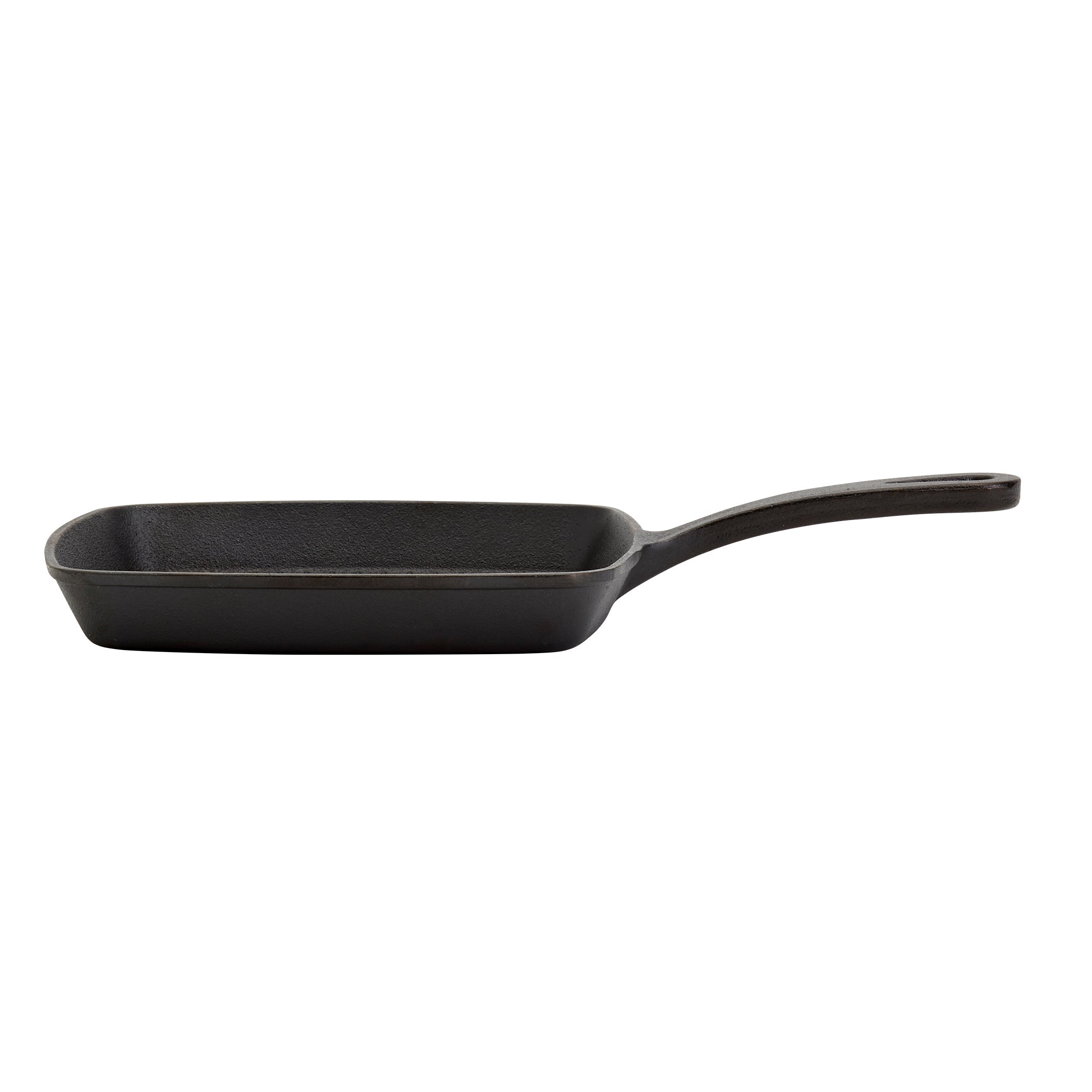 8" Square Pre-Seasoned Cast Iron Skillet Grill Pan