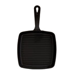 8" Square Pre-Seasoned Cast Iron Skillet Grill Pan