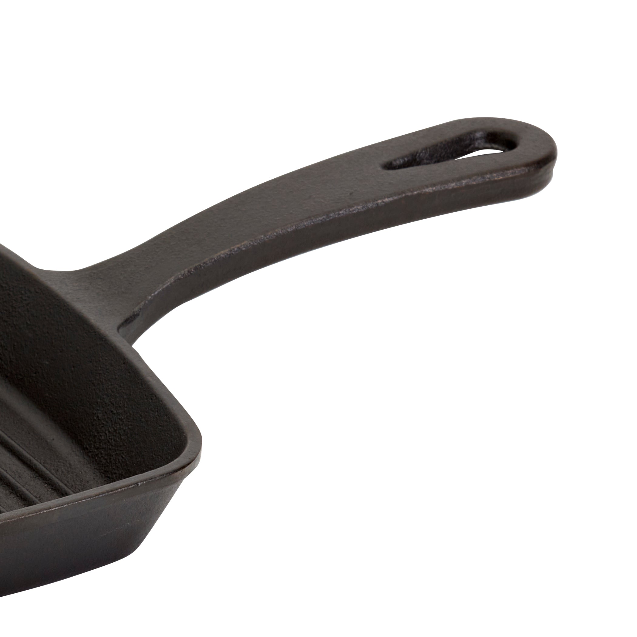 8" Square Pre-Seasoned Cast Iron Skillet Grill Pan