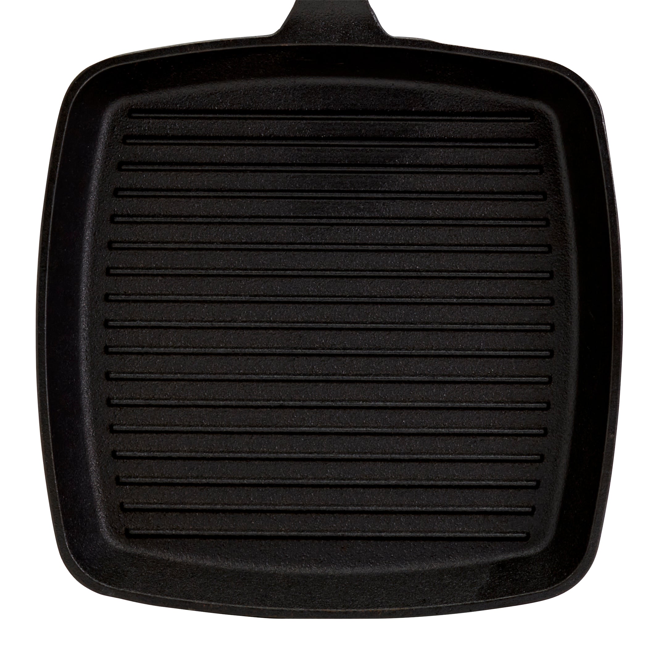 8" Square Pre-Seasoned Cast Iron Skillet Grill Pan