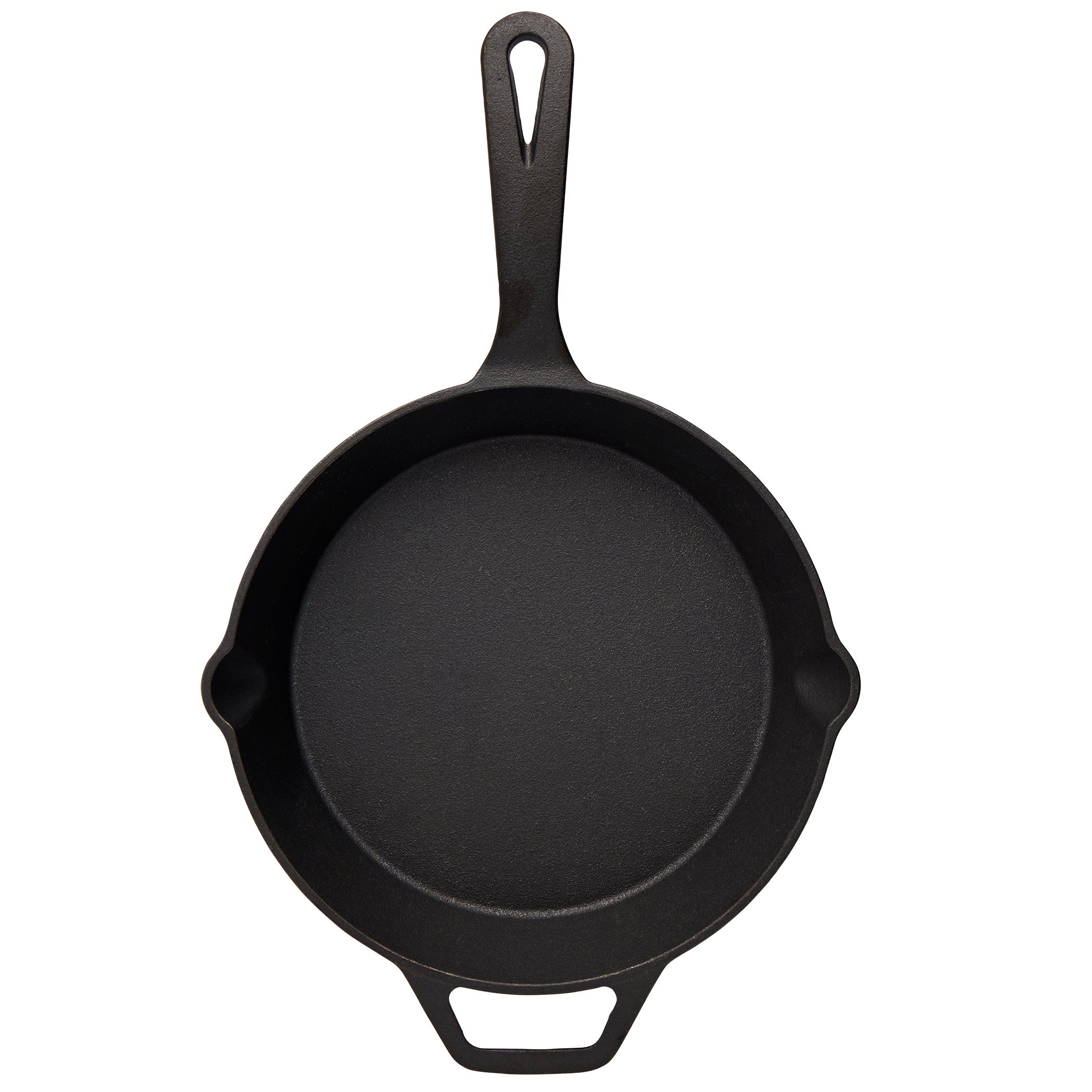 10" Round Pre-Seasoned Cast Iron Skillet Frying Pan