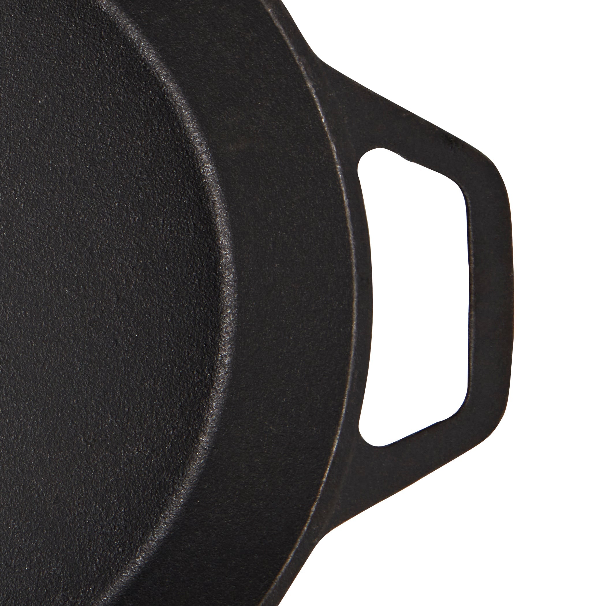 10" Round Pre-Seasoned Cast Iron Skillet Frying Pan