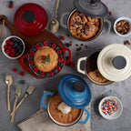 1-Quart Enameled Cast Iron Dutch Oven, Blue