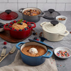 1-Quart Enameled Cast Iron Dutch Oven, Red