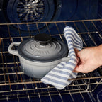 3-Quart Enameled Cast Iron Dutch Oven, Gray