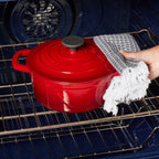 3-Quart Enameled Cast Iron Dutch Oven, Red
