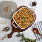 4-Quart Enameled Cast Iron Square Dutch Ovens, Gray