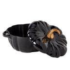 2-Quart / 4-Quart Enameled Cast Iron Pumpkin Dutch Ovens, Black
