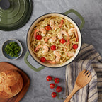 3-Quart Enameled Cast Iron Dutch Oven, Green