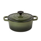 3-Quart Enameled Cast Iron Dutch Oven, Green