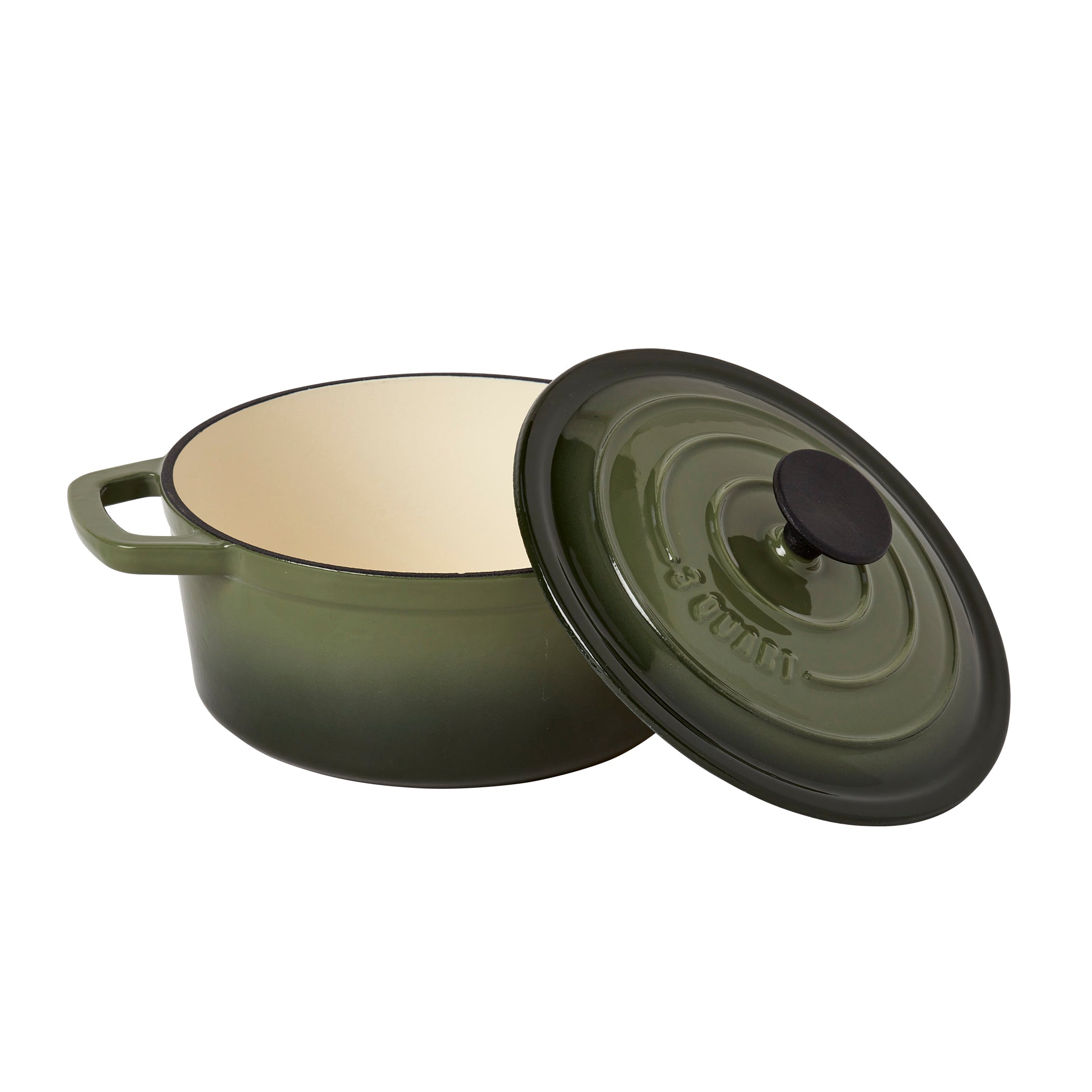 3-Quart Enameled Cast Iron Dutch Oven, Green