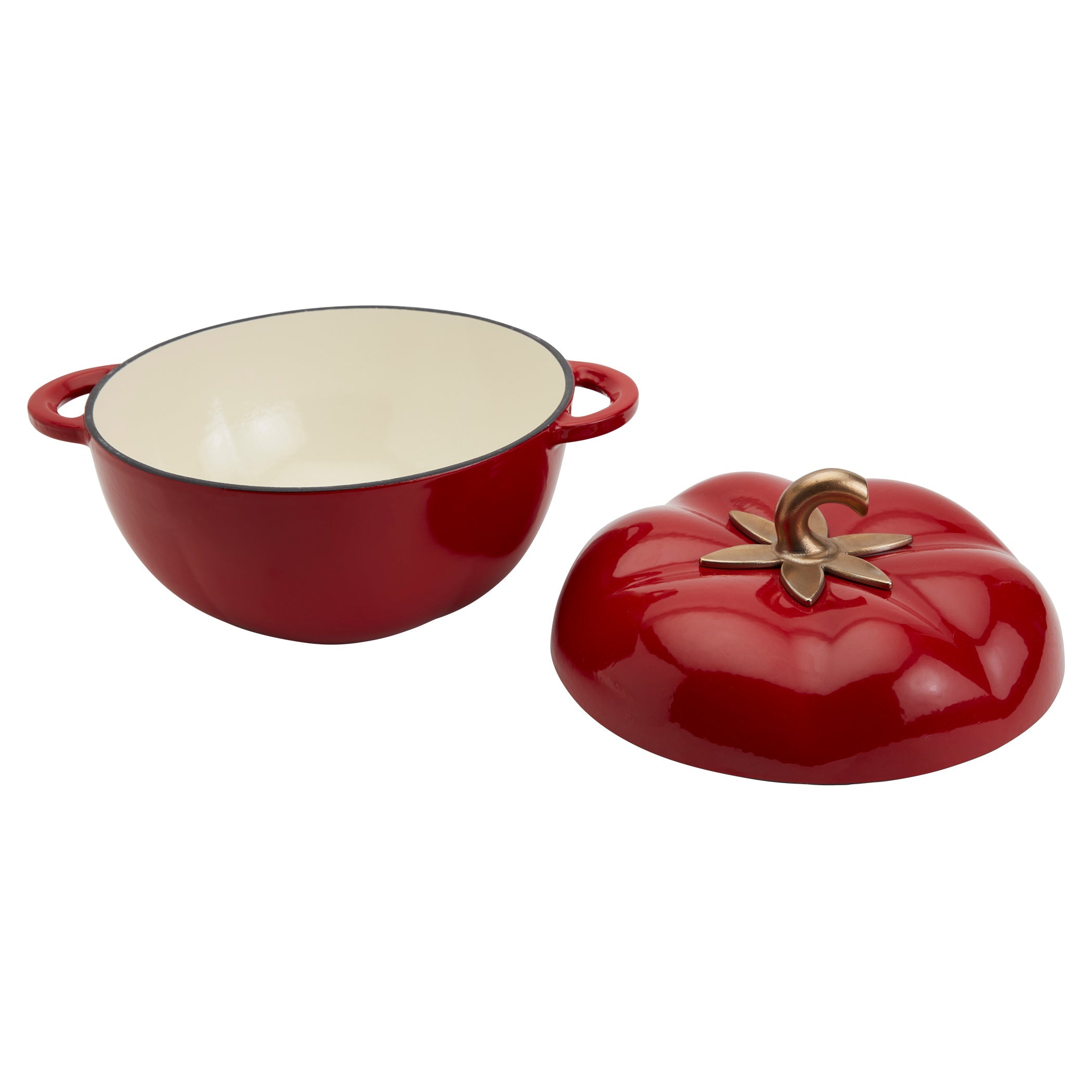 4-Quart Enameled Cast Iron Tomato Dutch Oven