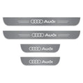 LED Wireless Car Door Sill Lights – 4PCS USB Welcome Light Pathway Pedal Lamp Kit for Audi A3 A4 A5 A7 Q5 Q7 Models