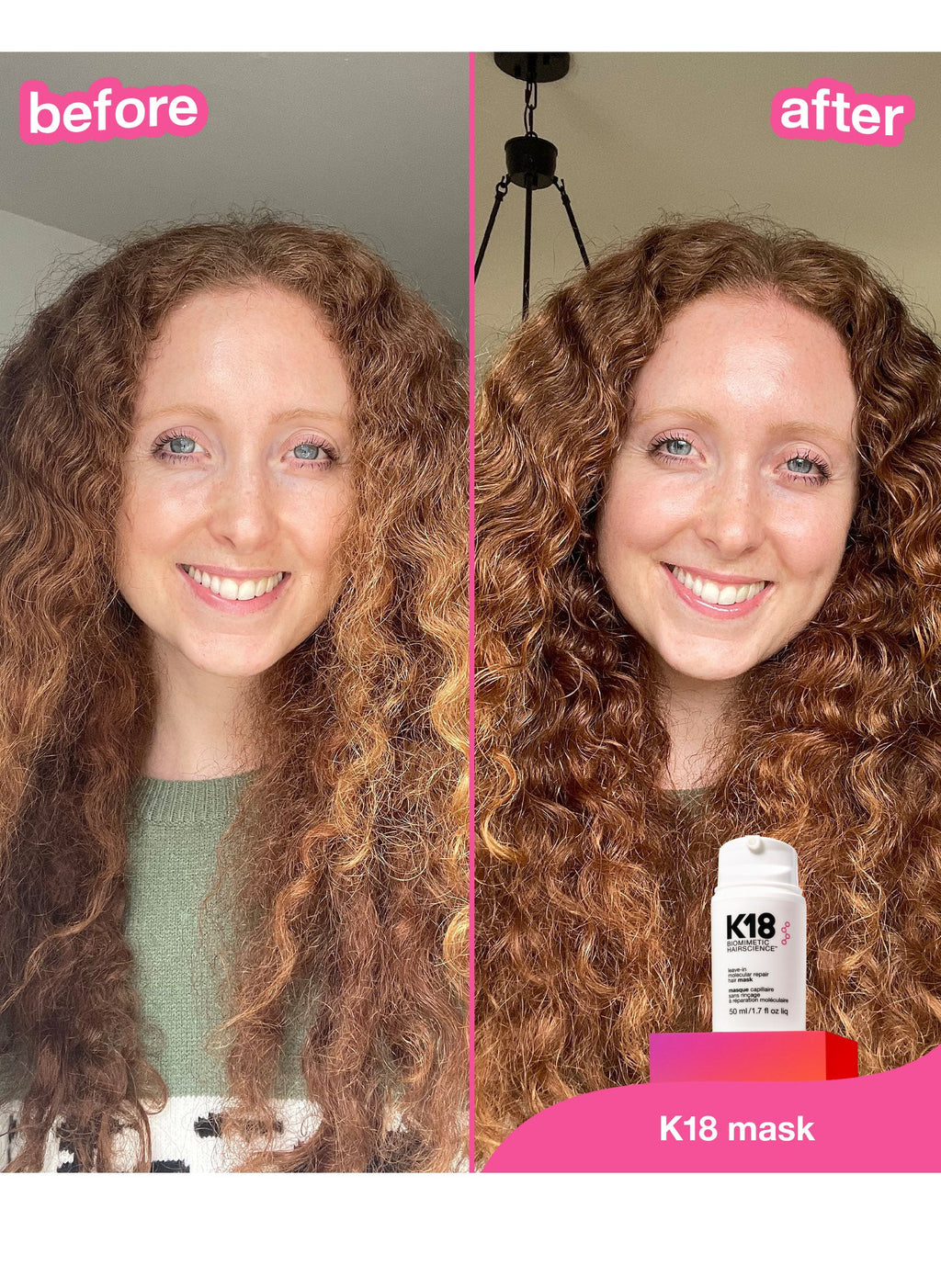 Molecular Leave-In Hair Mask – K18 Mask Repair for Dry, Frizzy Hair in 4 Minutes with This Deeply Moisturizing & Restorative Treatment