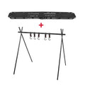 Foldable Camping Tripod Top Plate – High Strength BBQ Rack with Hanging Hole, Perfect for Outdoor Cooking, Hiking, and Picnics