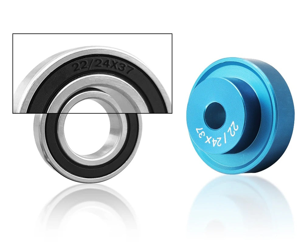 Bicycle Bearing Press Drifts & Threaded Press Rod – Hub and Frame Bearing Installer
