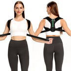Adjustable Shoulder Posture Support Brace, Padded Figure-Eight Harness