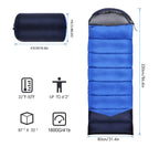 Adventure Buddy Mummy Sleeping Bag - Camping Ultralight Single Envelope Windproof Warm Adult Sleeping Bag