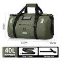 Motorcycle Waterproof Dry Duffle Bag – Reflective Outdoor Tail Luggage for Travel, Fishing, Camping, Boating, and Skiing