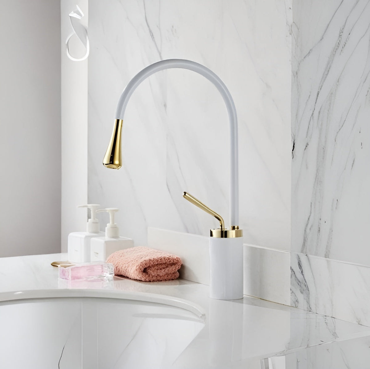 FlexFlow – Seamless 360° Faucet Control for a Drip-Free Experience
