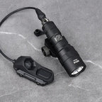 Tactical Flashlight with Dual Function Remote Pressure Switch - Hunting Light with AXON Dual Remote Switch Flashlight, M300 M600 Fits 20mm Rails for Airsoft Pros