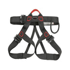 Professional Gear Climbing Rope Harness – Half-Body Safety Belt for Rock Climbing, Rappelling, and Secure Outdoor Adventure Sports