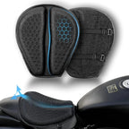 Honeycomb Gel Motorcycle Seat Cushion – 3D Anti-Slip Pressure Relief Ride Pad